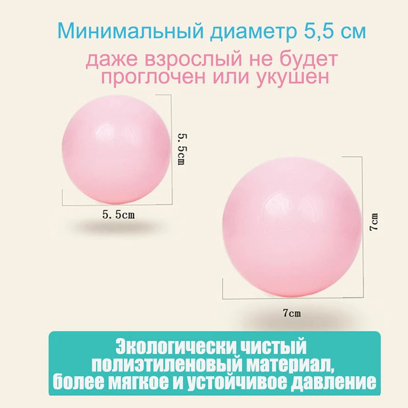 20pcs Soft PE Ocean Balls for Baby Ball Pit – 5.5cm, Eco-Friendly & Safe