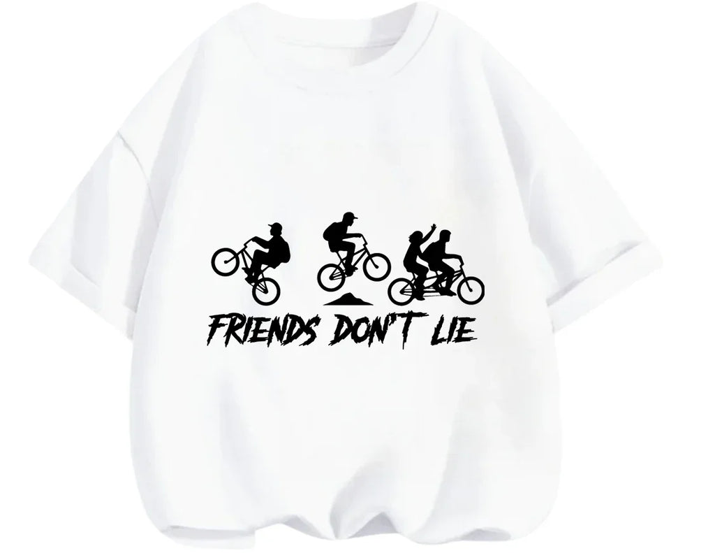 Fashion Mix Match Stranger Things T Shirt Summer Daily Casual Cartoon Graphic Short Sleeve Apparel