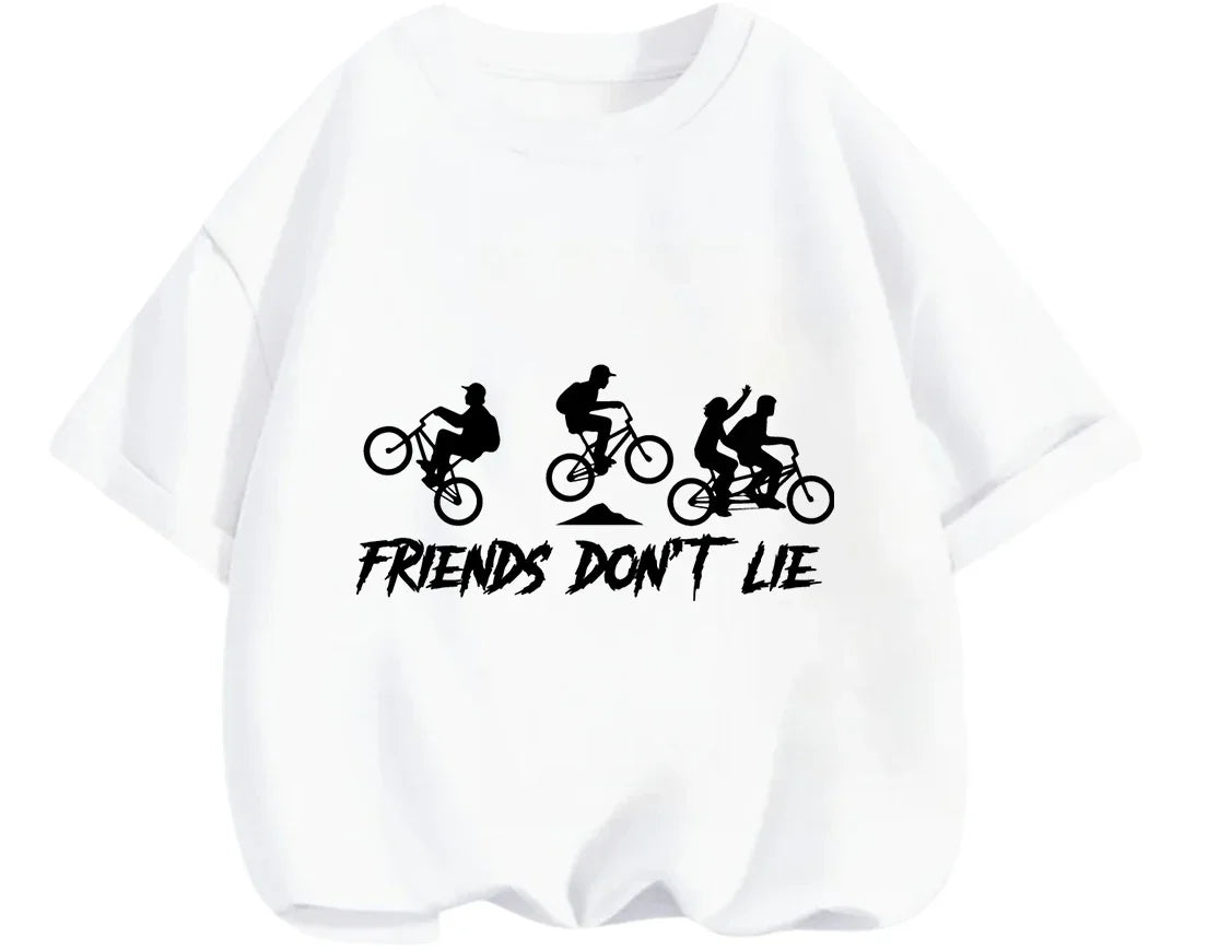 Fashion Mix Match Stranger Things T Shirt Summer Daily Casual Cartoon Graphic Short Sleeve Apparel