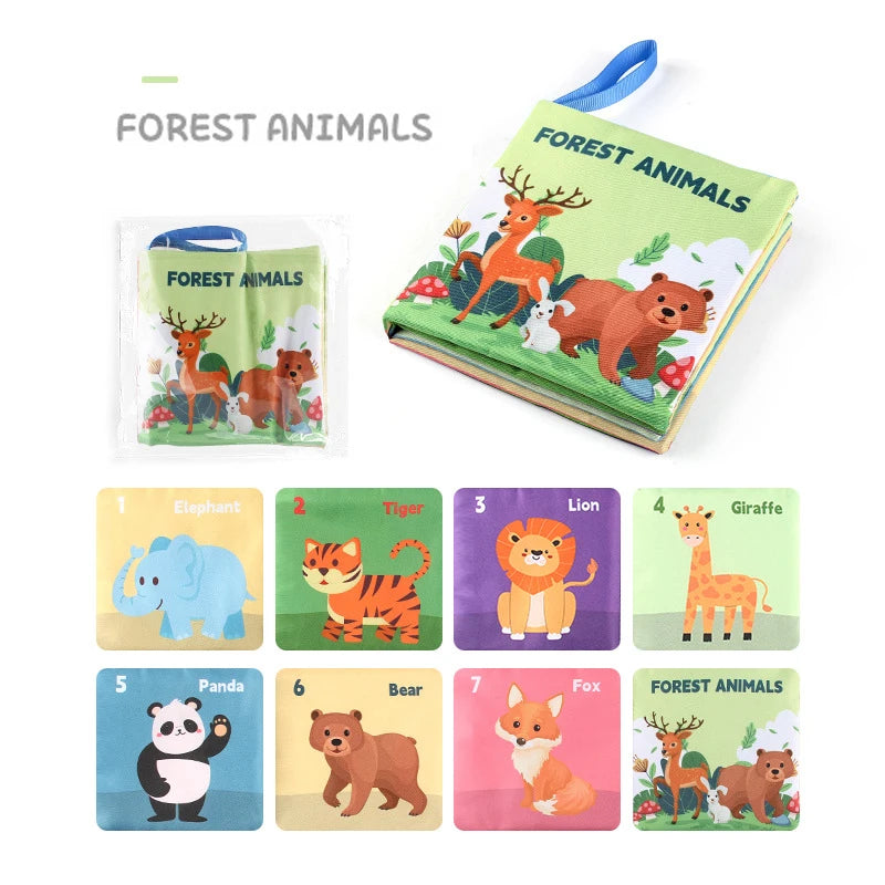 Montessori Soft Sensory Books for Babies & Toddlers