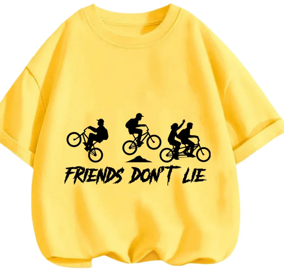 Fashion Mix Match Stranger Things T Shirt Summer Daily Casual Cartoon Graphic Short Sleeve Apparel
