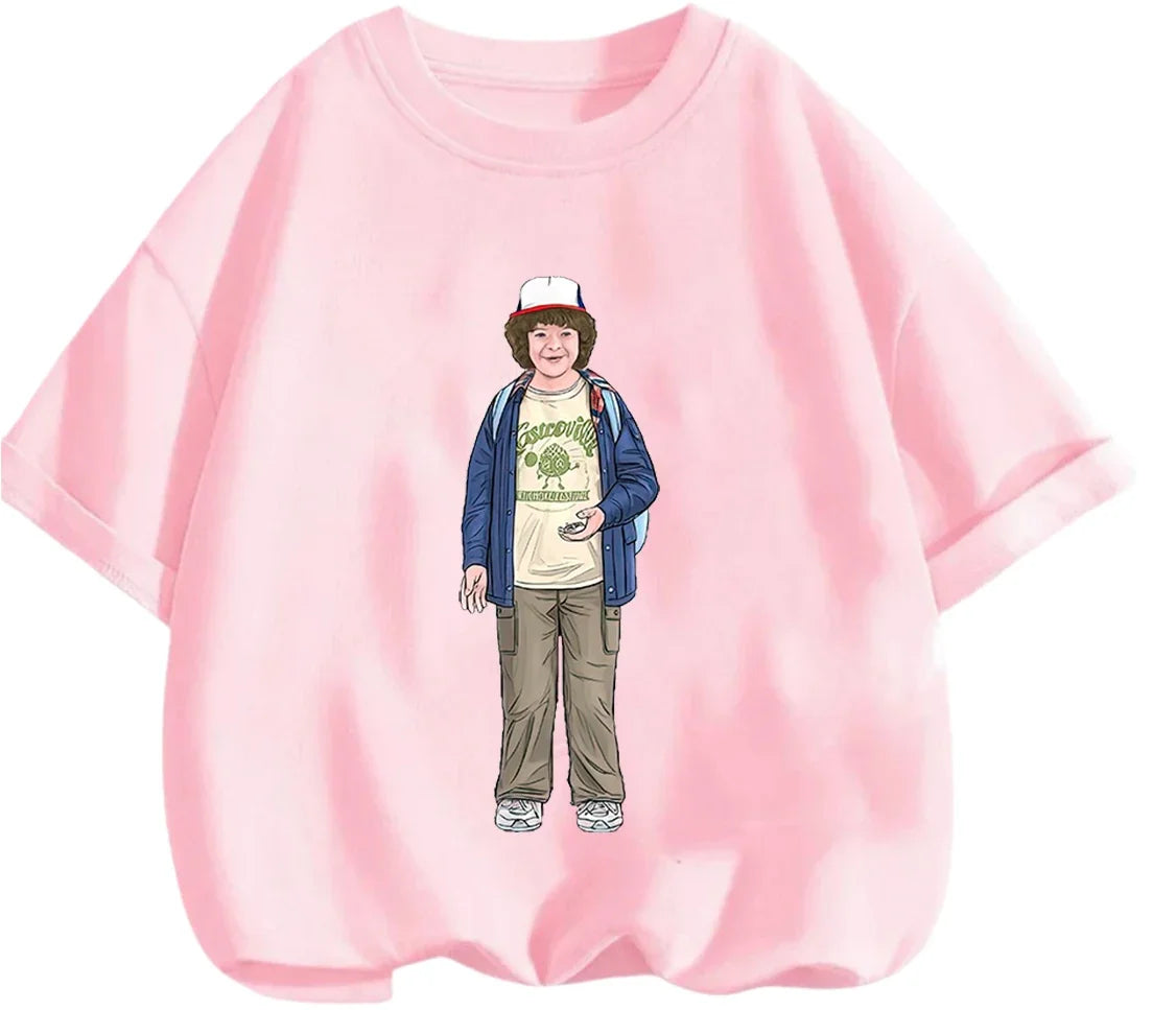 Fashion Mix Match Stranger Things T Shirt Summer Daily Casual Cartoon Graphic Short Sleeve Apparel