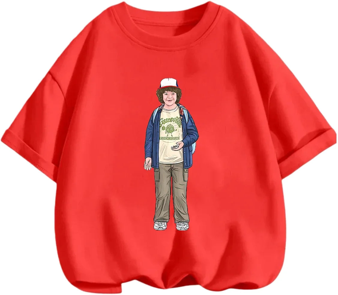 Fashion Mix Match Stranger Things T Shirt Summer Daily Casual Cartoon Graphic Short Sleeve Apparel