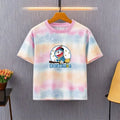 Doraemon cartoon cute creative students loose cotton short-sleeved personalized anime peripheral children hundred T-shirt gift
