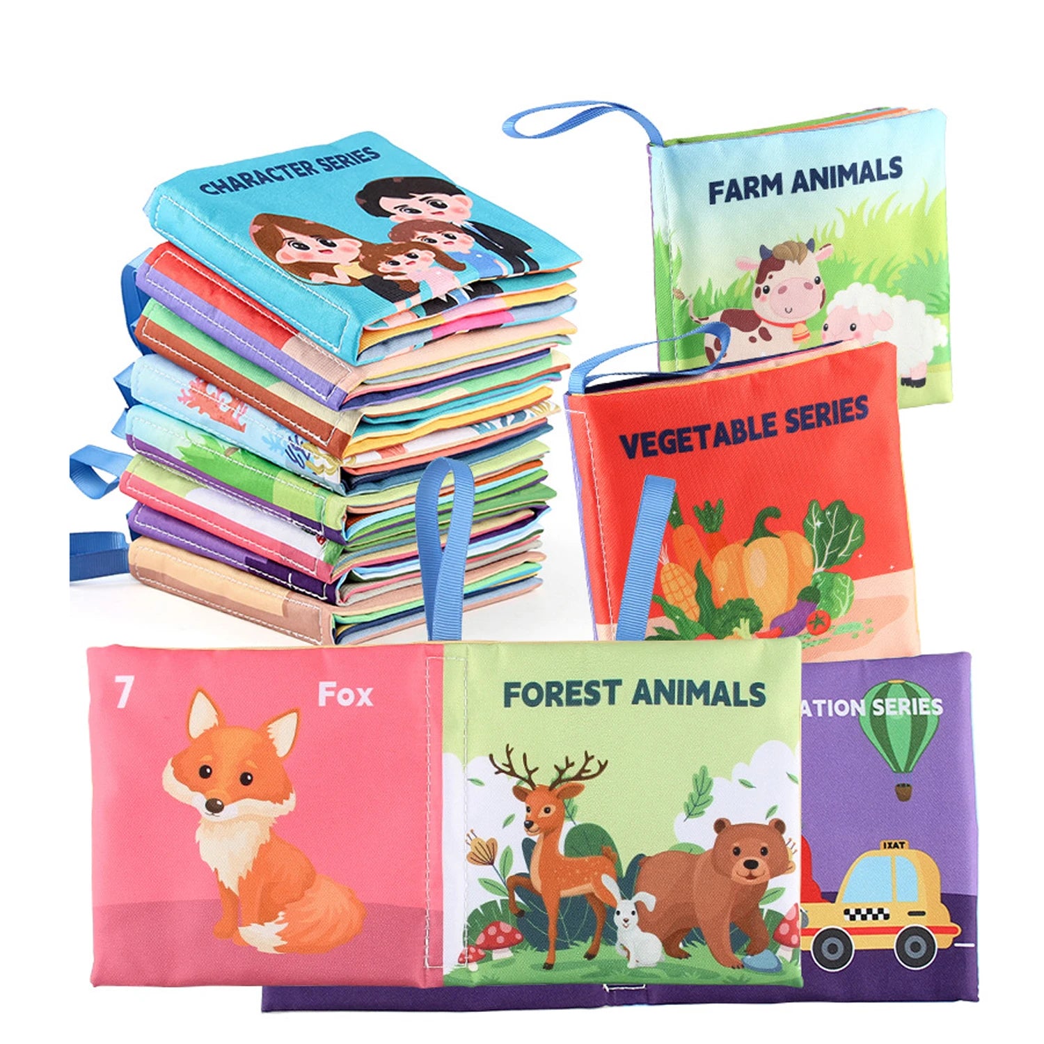 Montessori Soft Sensory Books for Babies & Toddlers