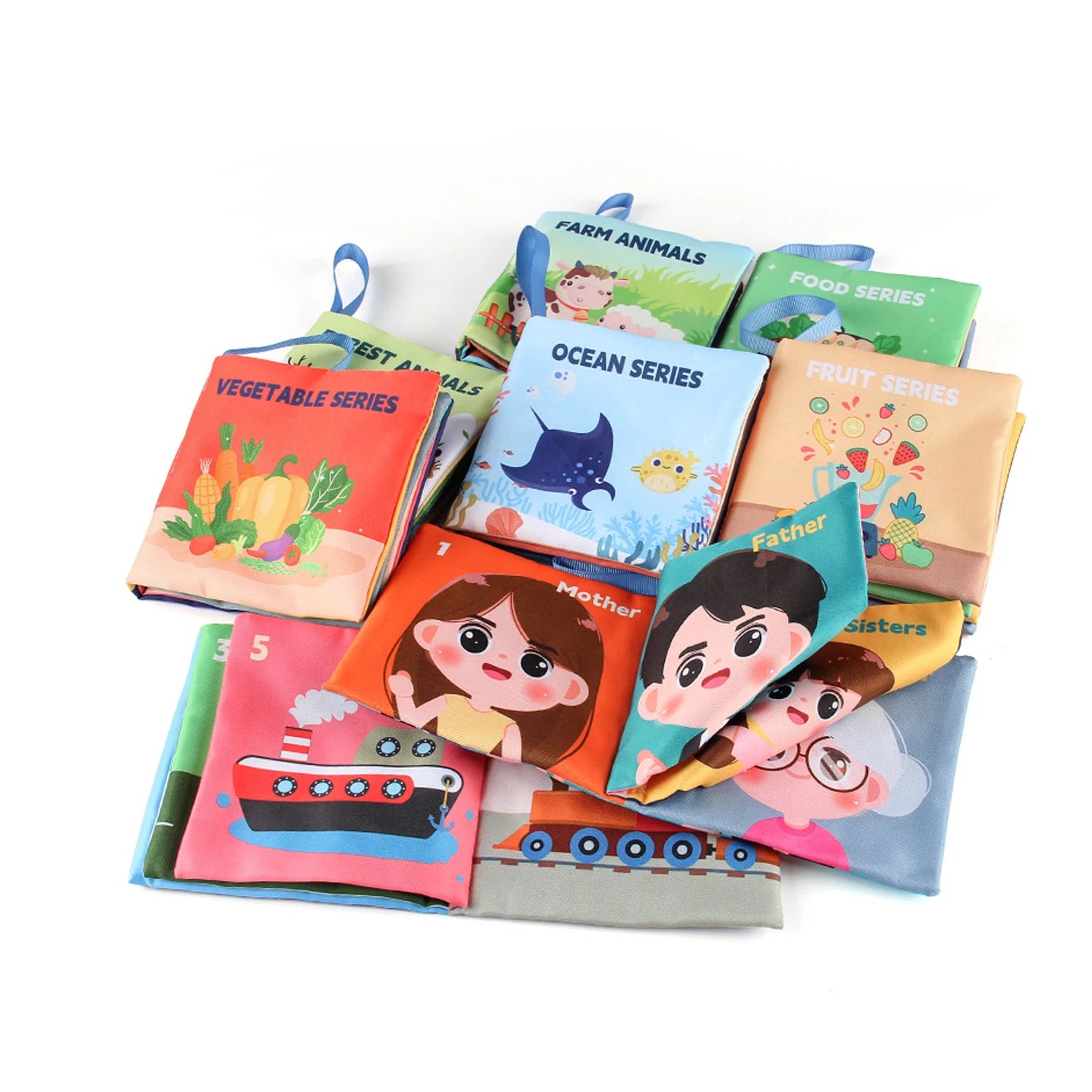 Montessori Soft Sensory Books for Babies & Toddlers