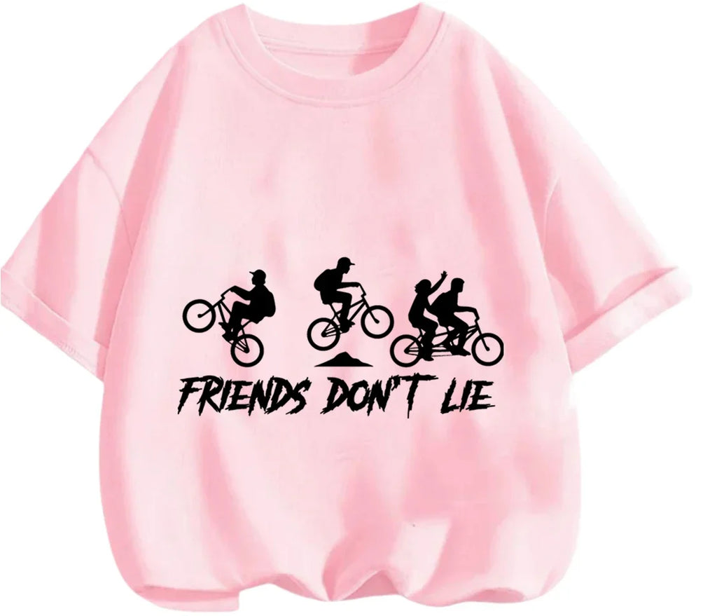 Fashion Mix Match Stranger Things T Shirt Summer Daily Casual Cartoon Graphic Short Sleeve Apparel
