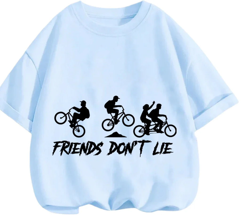 Fashion Mix Match Stranger Things T Shirt Summer Daily Casual Cartoon Graphic Short Sleeve Apparel