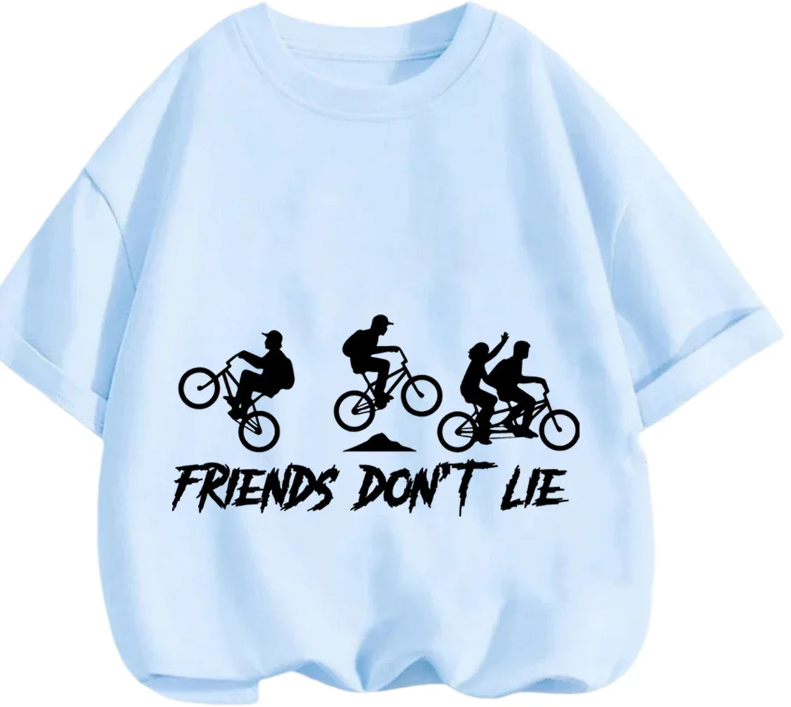 Fashion Mix Match Stranger Things T Shirt Summer Daily Casual Cartoon Graphic Short Sleeve Apparel