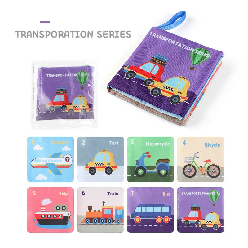 Montessori Soft Sensory Books for Babies & Toddlers